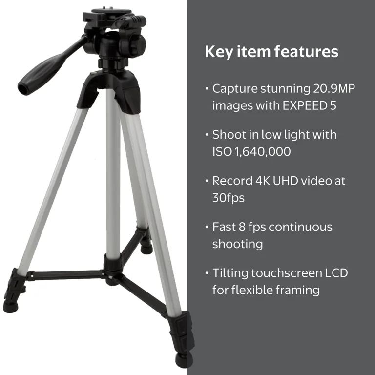 Nikon D7500 DSLR, 18-140mm Lens, 2x SanDisk 64GB, Case, Tripod, UV