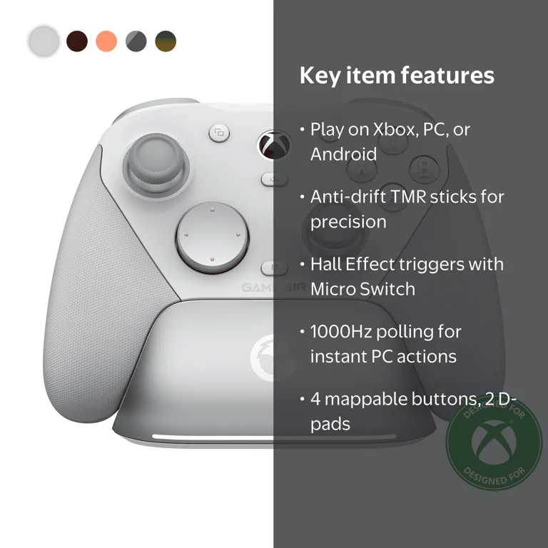 GameSir, Wired Controller for Xbox Series X|S, G7 Pro, White