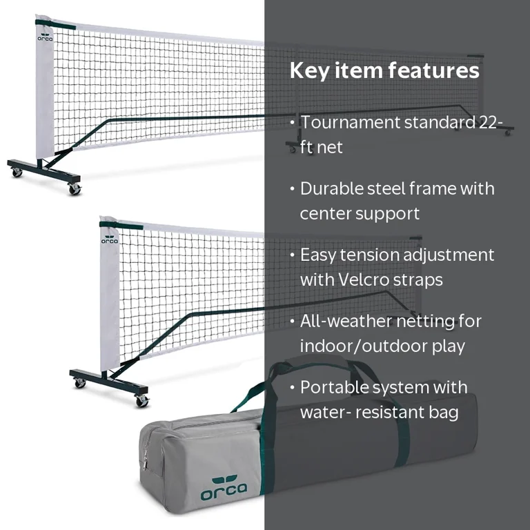 ORCA 2-in-1 Pickleball Net Set - Walmart.com