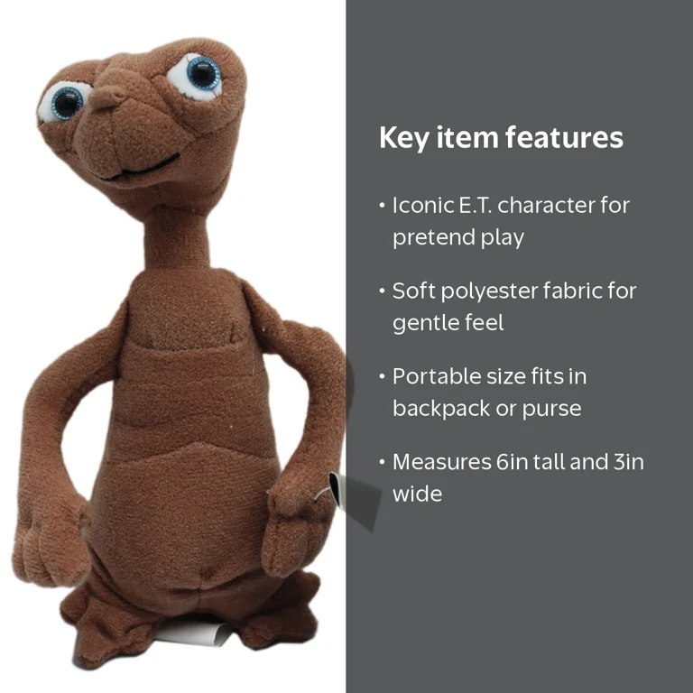 E.T. The Extra-Terrestrial Miniature Kids Plush Toy (6in