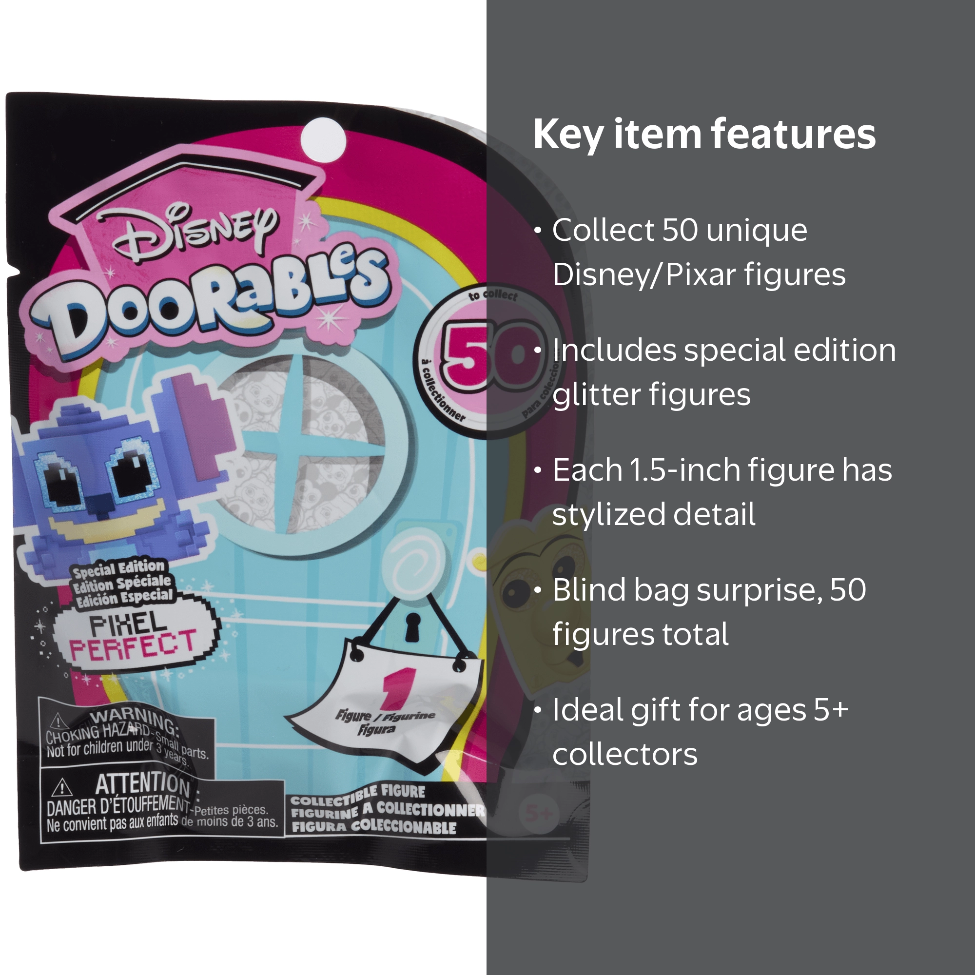 Disney Doorables Pixel Perfect Collectible Figure Blind Bag
