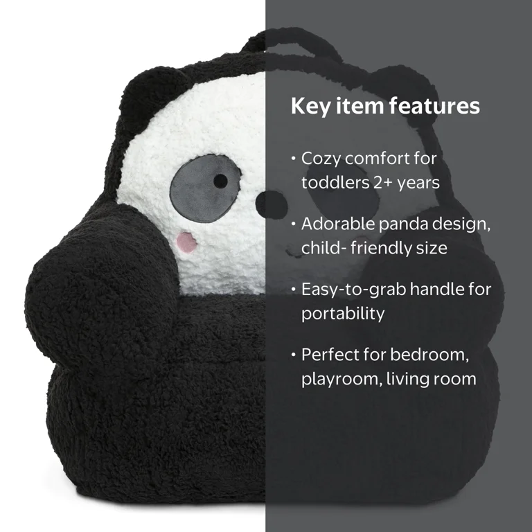 【89さま専用】TOY CHAIR 3脚 driade製 Delta Children Panda Cozee Buddy Chair, Plush Toddler Seat with