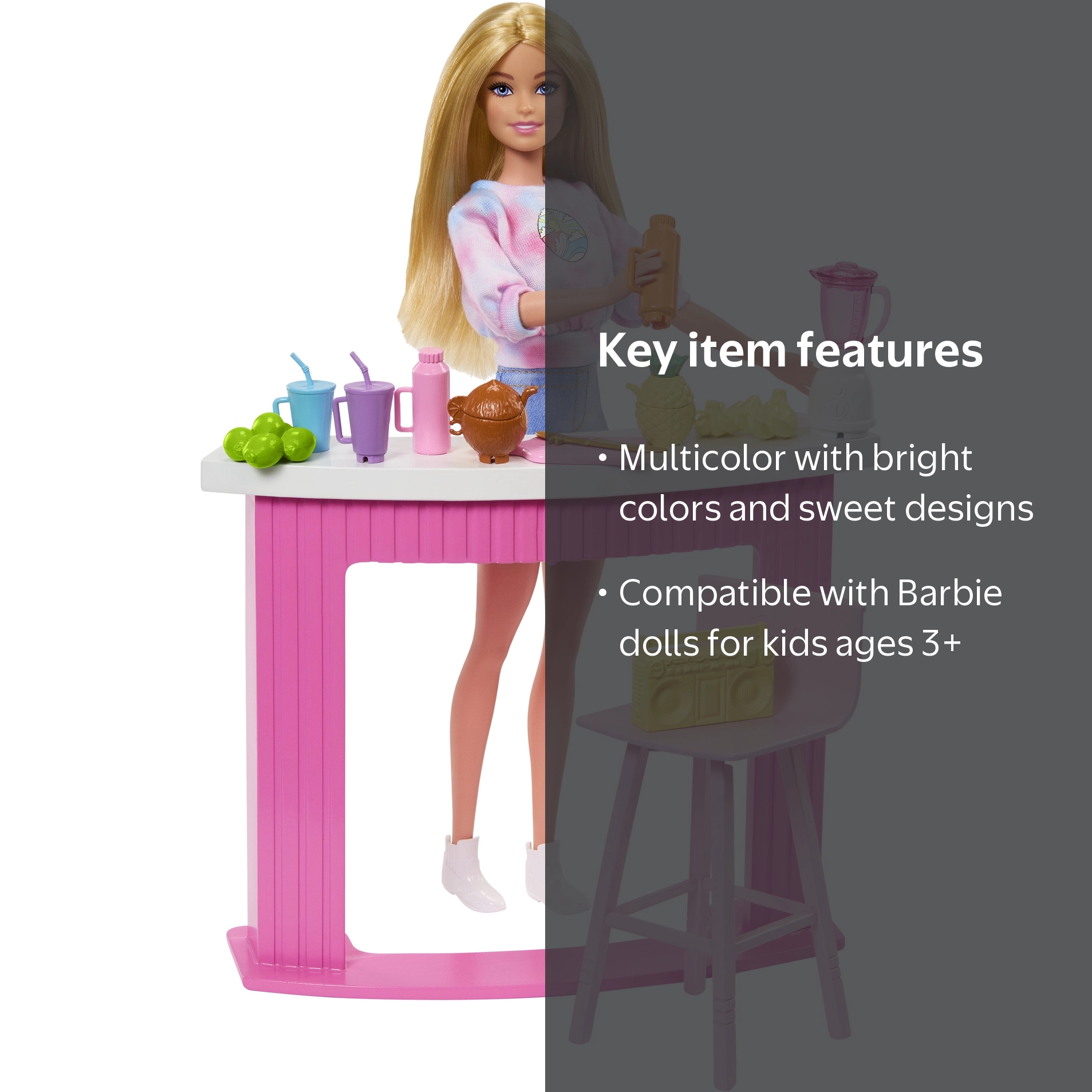 Barbie Accessories, Doll House Furniture and Decor, Poolside