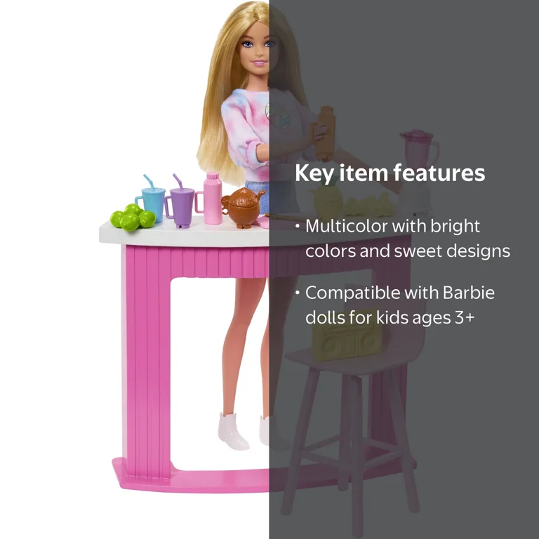 Barbie Accessories, Doll House Furniture and Decor, Poolside