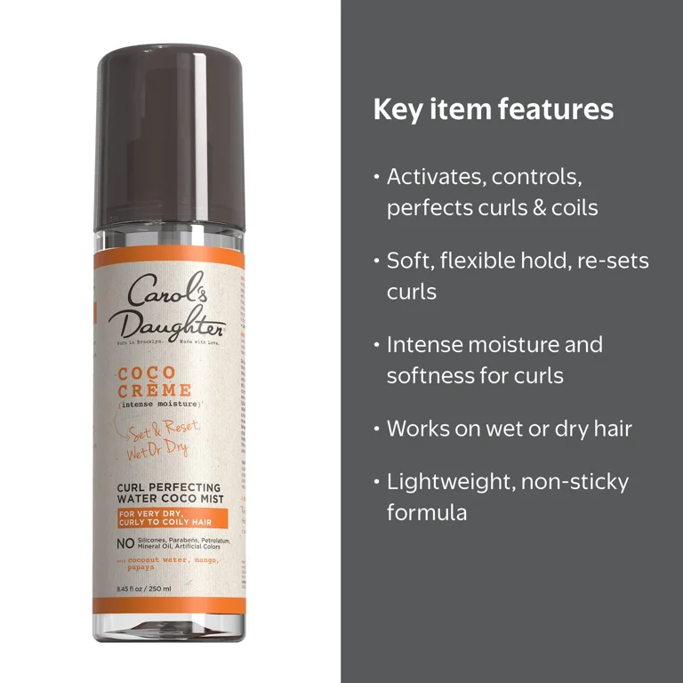Carol's Daughter Coco Creme Curl Enhancing Hair Spray, Coconut