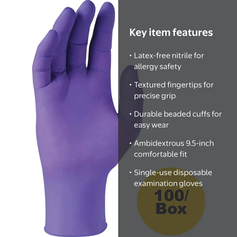 Kimberly-Clark PROFESSIONAL, Multicolor Nitrile Exam Gloves, S