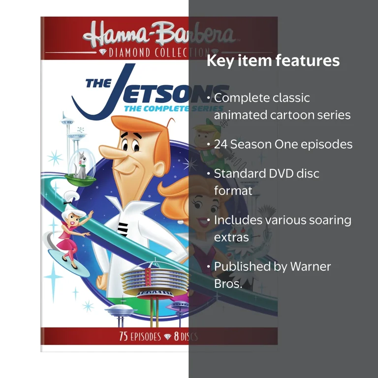 The Jetsons: The Complete Series, DVD, All 24 Episodes with Extras