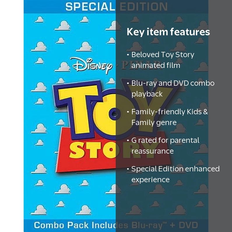 Buena Vista Home Entertainment Toy Story Blu-ray + DVD - Walmart.com