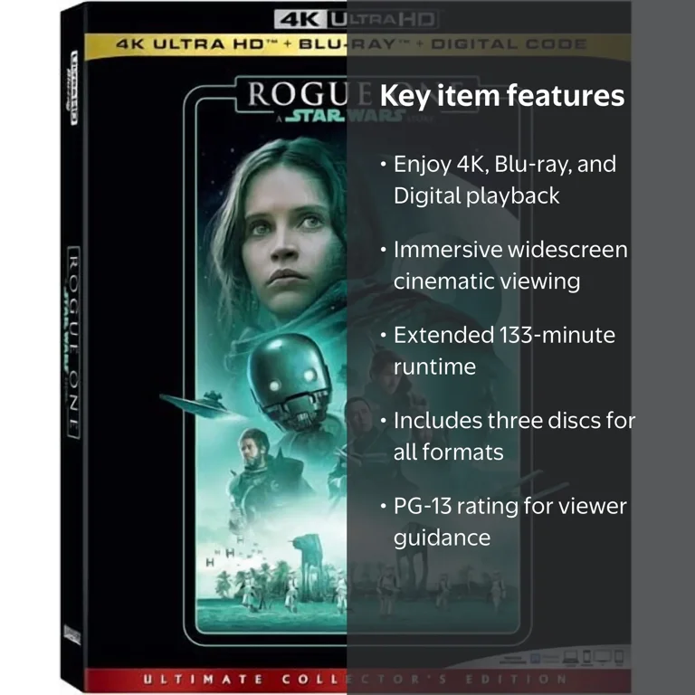 Disney's Rogue One: A Star Wars Story - Rebel Set (4K Ultra HD +