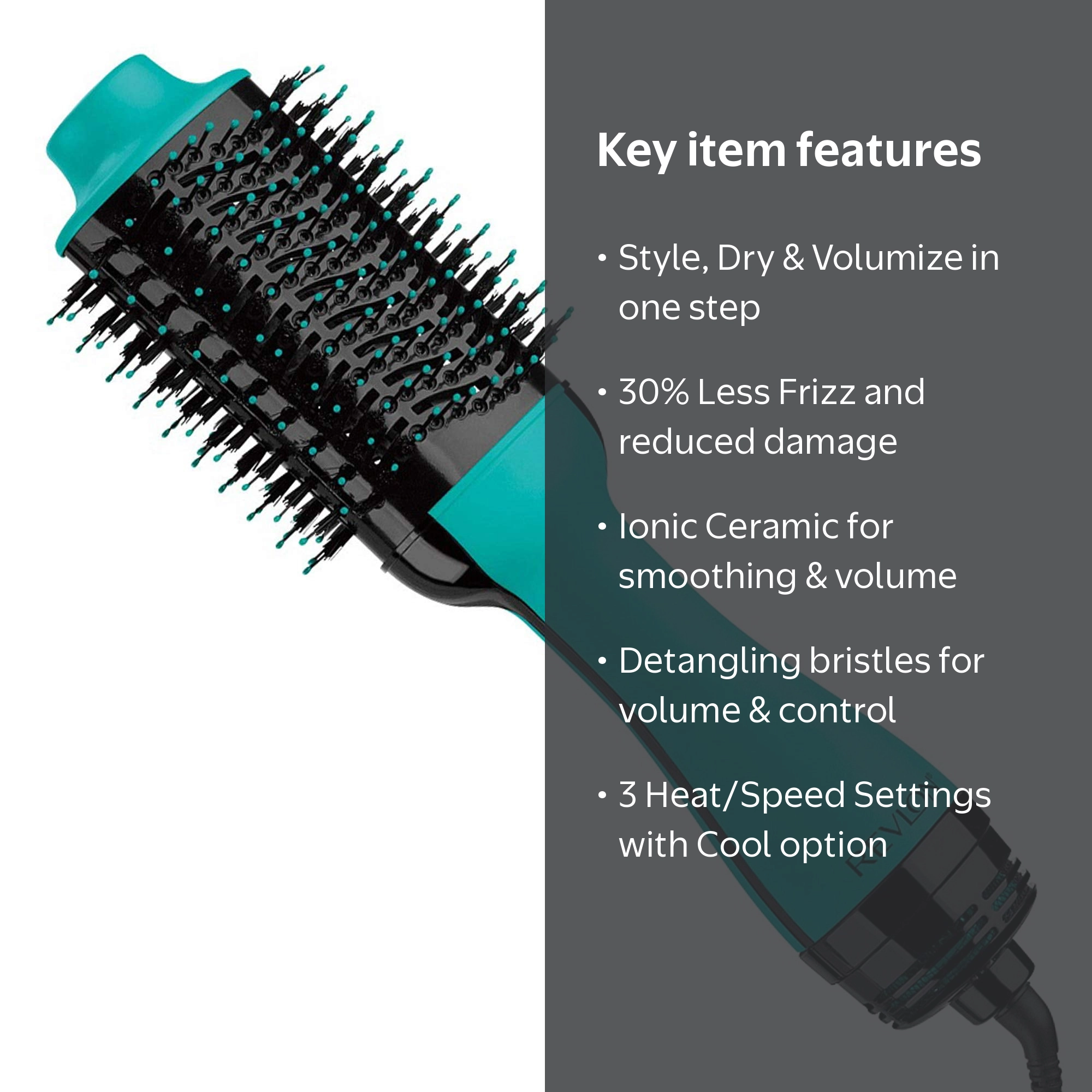 Revlon One Step Hair Dryer and Volumizer Hot Air Brush  display picture 3