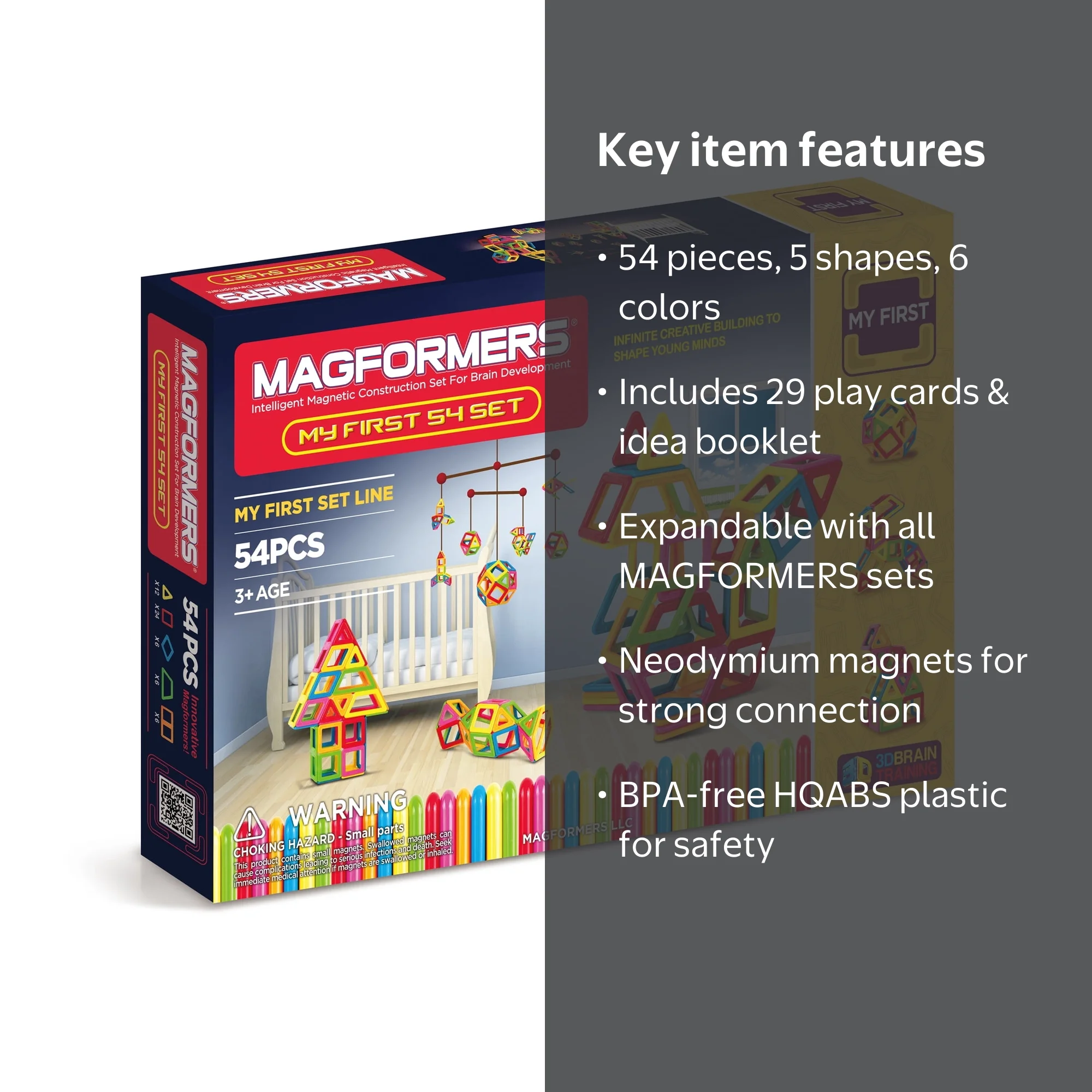 Magformers My First Set: 54 Pcs - Walmart.com