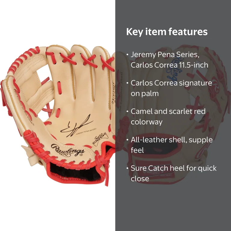 Rawlings Sure Catch Series Jeremy Pena Glove - Walmart.com