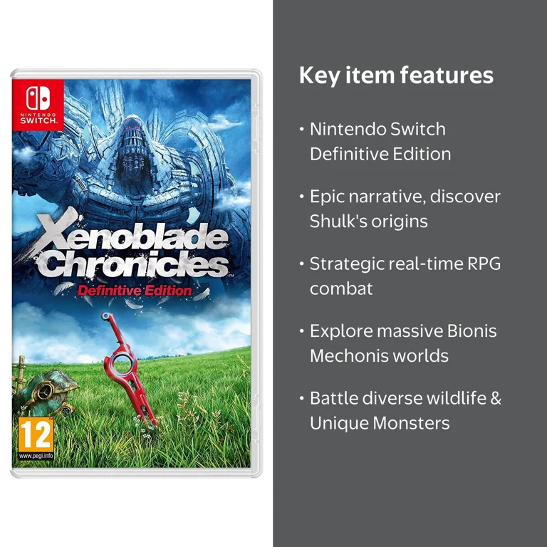 Nintendo, Video Game, Xenoblade Chronicles: Definitive Edition