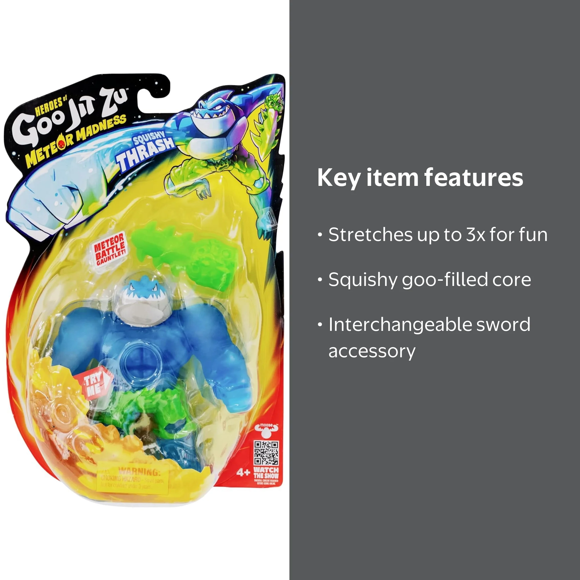 Moose Toys, Heroes of Goo Jit Zu Meteor Madness Thrash Action