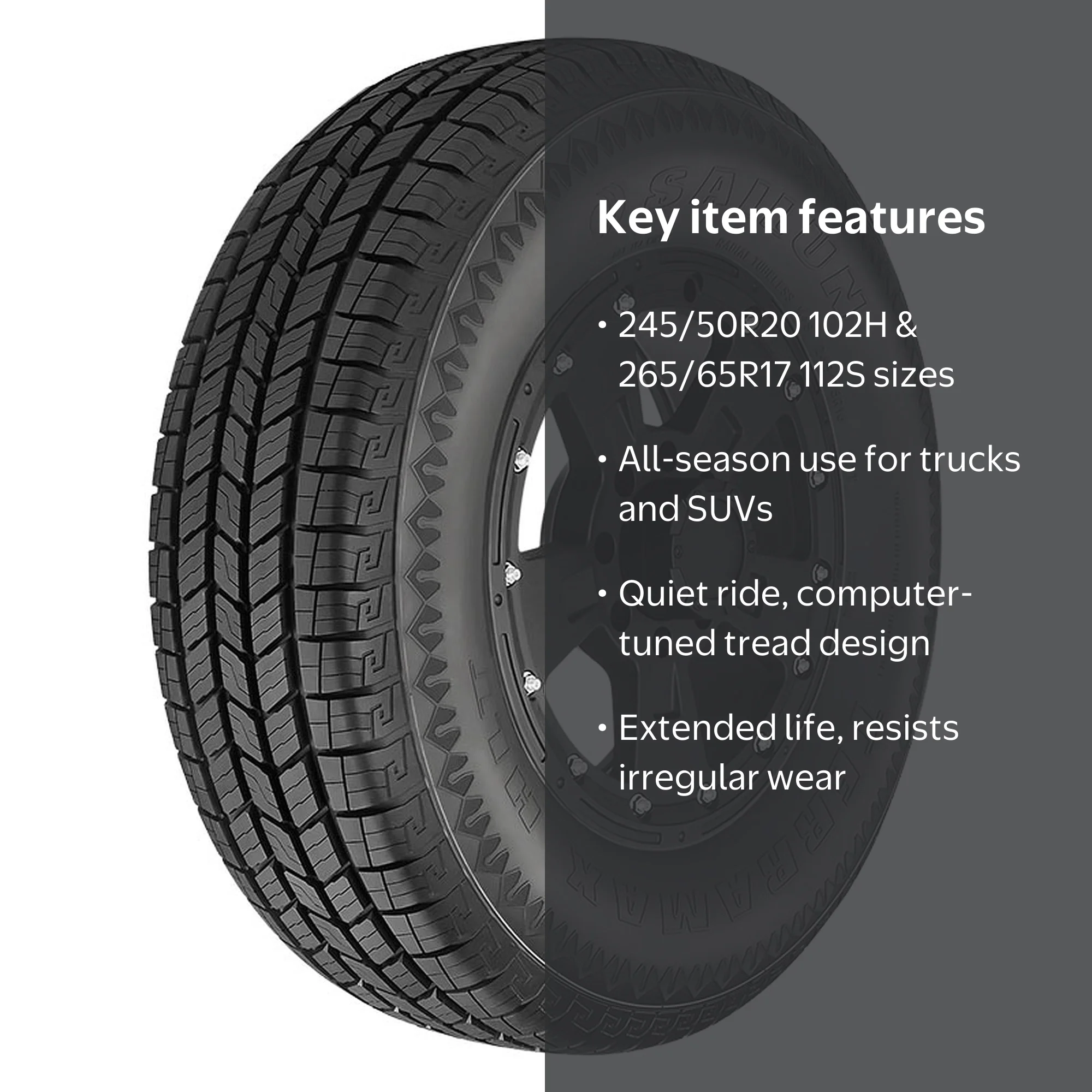 Sailun Terramax HLT All Season 245/50R20 102H Light Truck Tire 