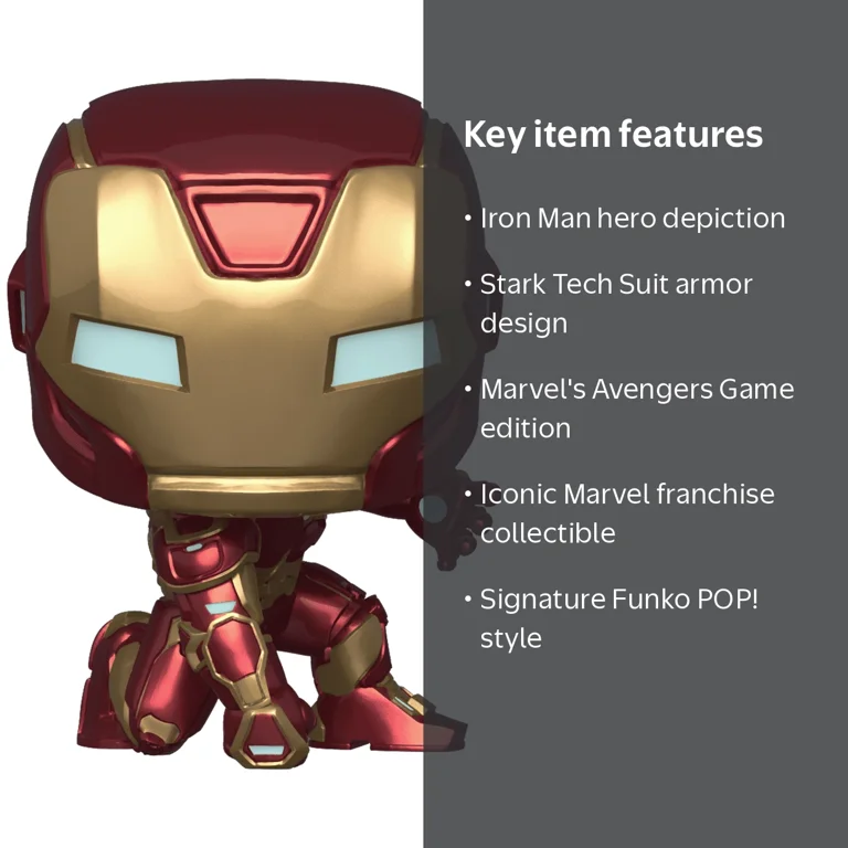 Funko POP! Marvel, Iron Man Stark Tech Suit, 3.75