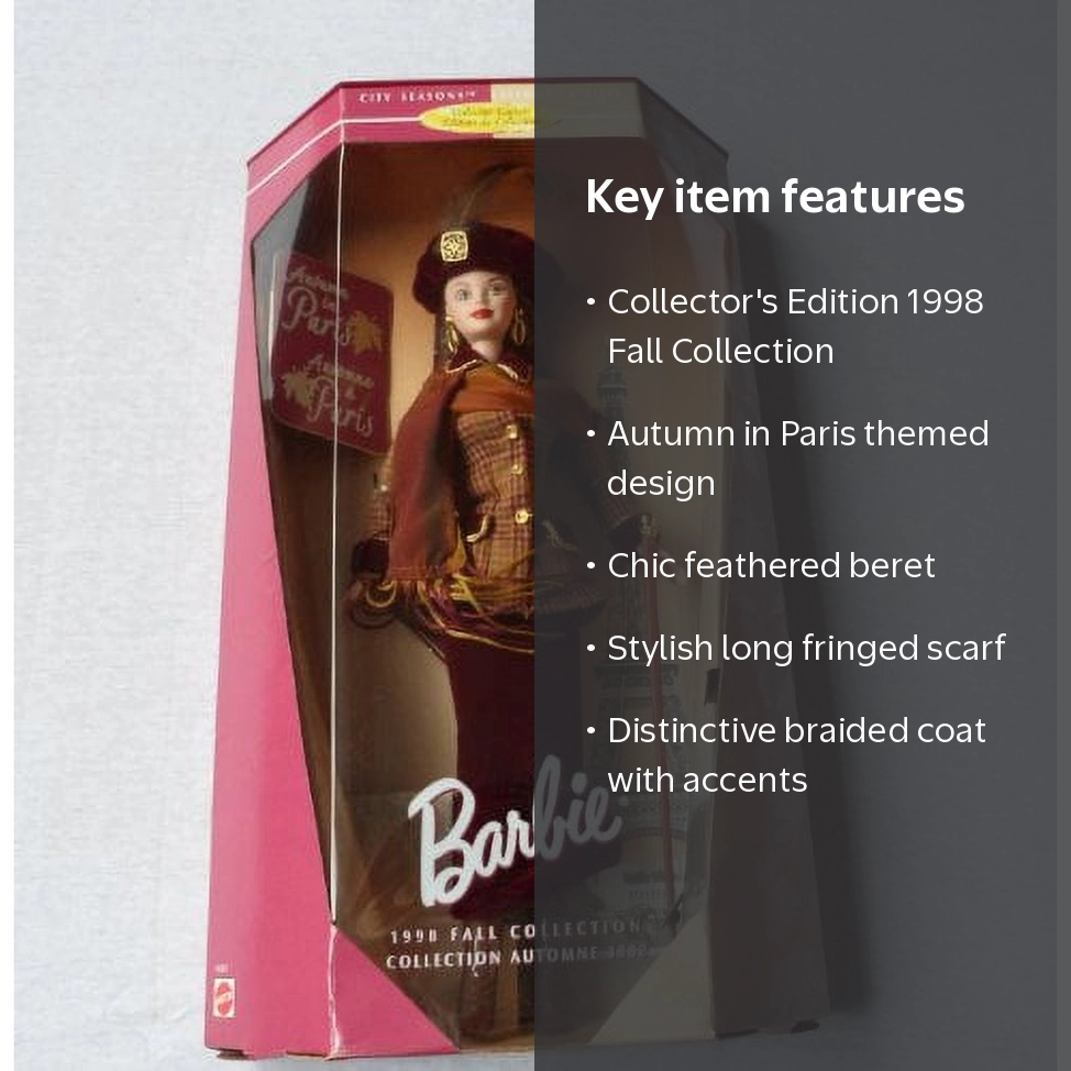 Mattel Barbie 1998 Fall Collections - Autumn in Paris Barbie Doll