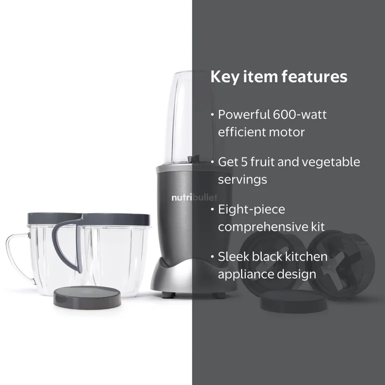 NutriBullet Personal Kitchen Set: Magic Bullet Superfood Nutrition