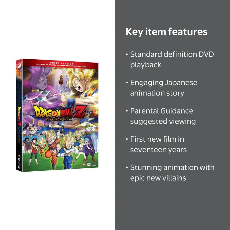 Dragon Ball Z: Battle of Gods (DVD), Funimation Prod, Anime