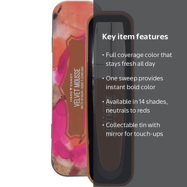 Hard Candy Velvet Mousse Matte Lip Color, Daffodil, 0.23 oz