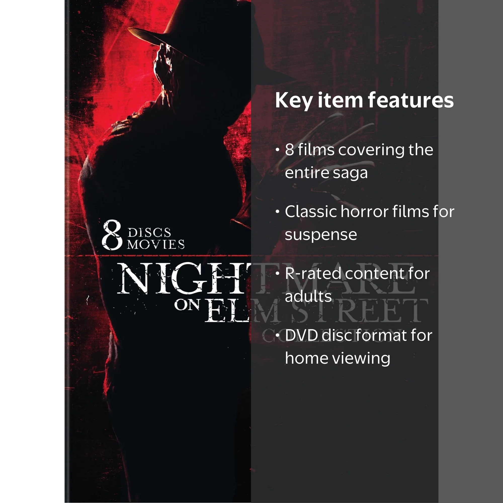 Free Shipping! SDS Nightmare on Elm Street 8 Movie Collection DVD