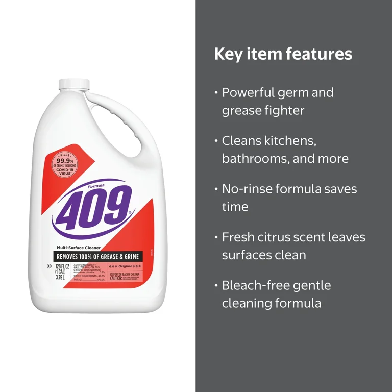 Formula 409 Antibacterial All-Purpose Cleaner 1 Gallon Citrus Odor