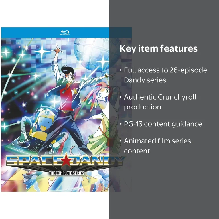 Crunchyroll, Space Dandy: The Complete Series, 26 episodes, PG-13