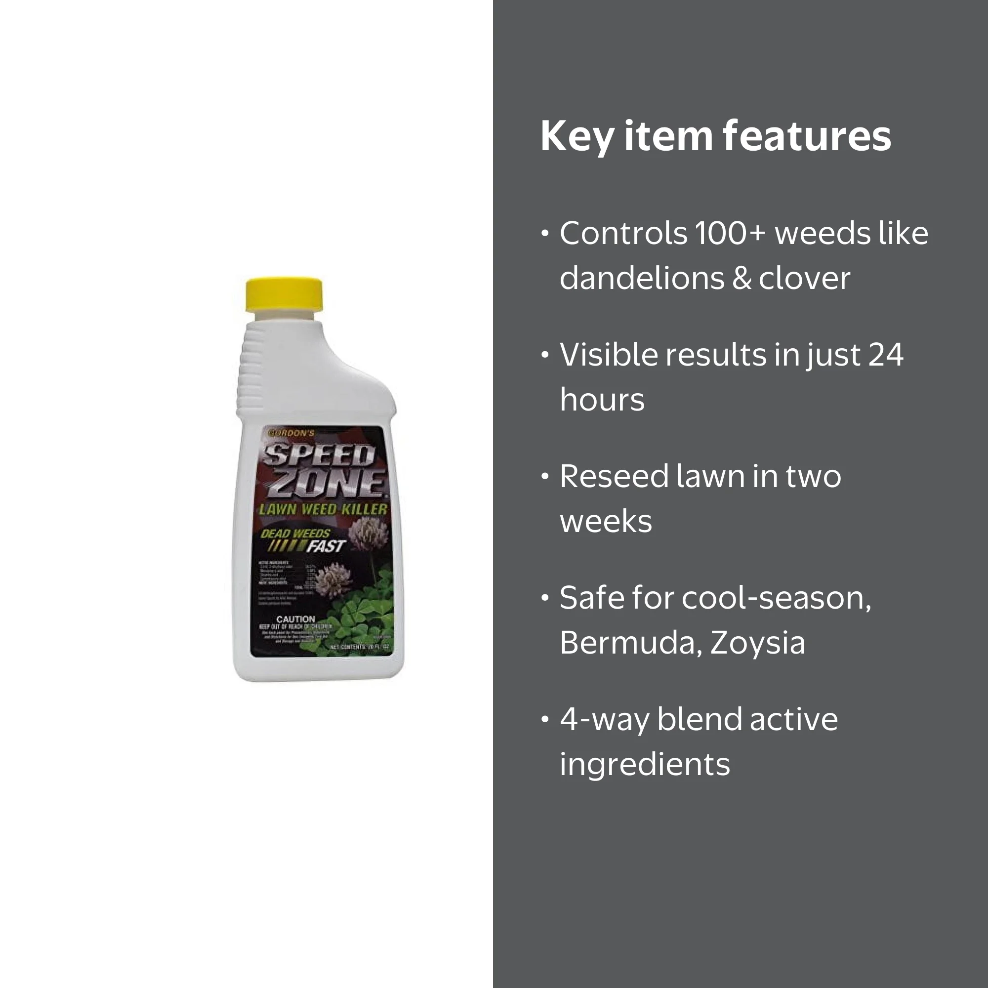 PBI-Gordon Speed Zone Lawn Weed Killer Concentrate, 20 oz, Controls 75+  Weeds - Walmart.com