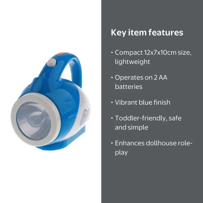 children's rechargeable flashlight ETENWOLF L1 Mini (with Fun Stickers) The light is soft and non Flashlights for Kids Sports Outdoors