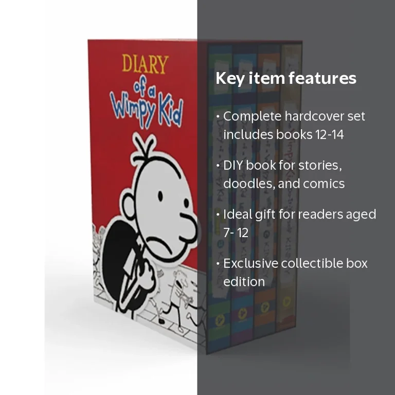 Jeff Kinney: Diary of a Wimpy Kid Box of Books 12-14 Plus the