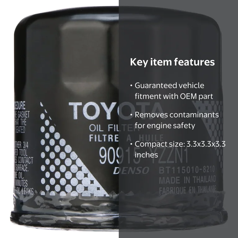 Toyota, Oil Filter, 90915-YZZN1, OEM genuine parts - Walmart.com