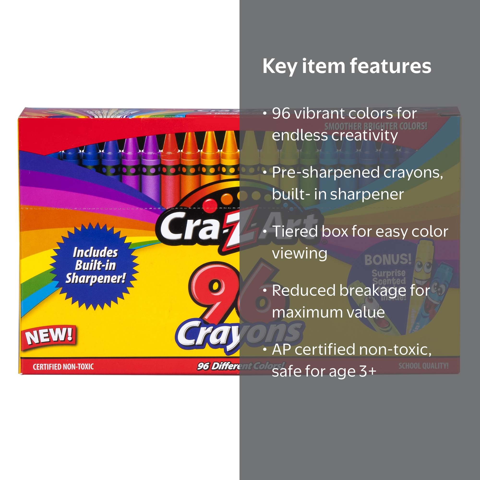 K-craft ネシングルアー 9本セット Cra-Z-Art Neon Brights Activity Tub, Multi-Color Drawing Set with