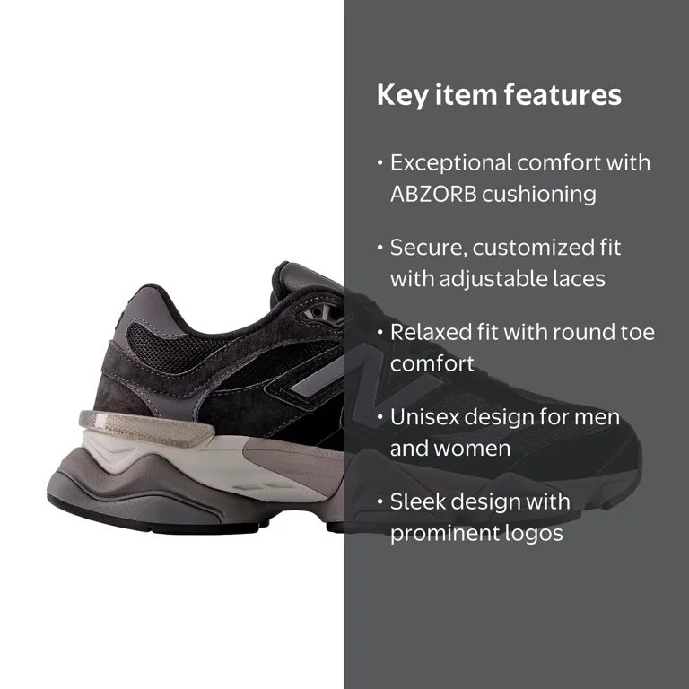 New Balance 9060 Sneakers Grey (Men's) - Walmart.com