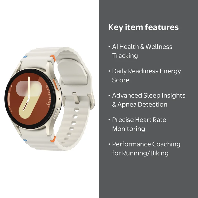 SAMSUNG - Galaxy Watch7 40ｍｍ クリーム LTE版 新品 Samsung, Smart Watch, Galaxy Watch7 40mm LTE Aluminum, Cream