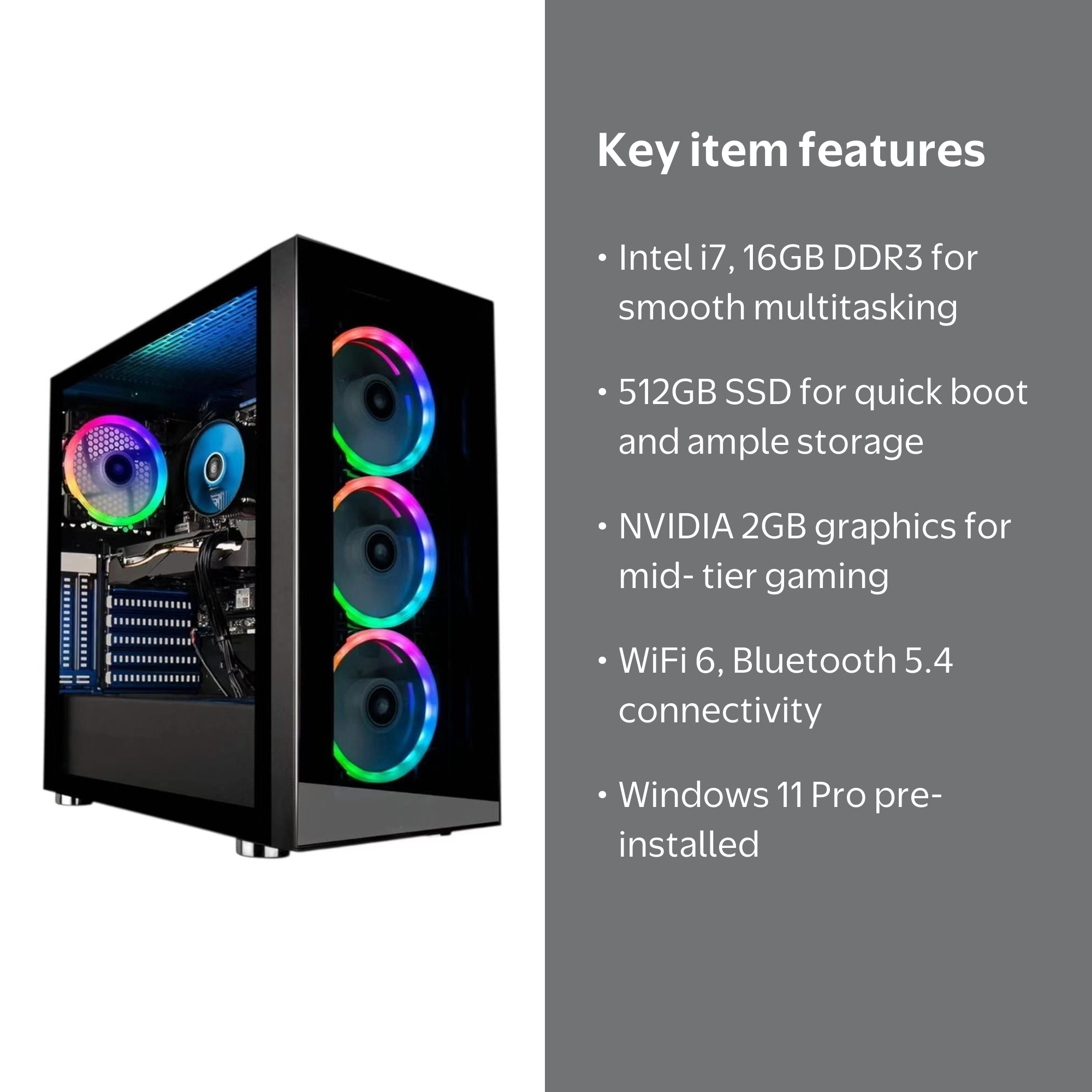 Foxtec Gaming PC | Office desktops for ecommerce - Walmart