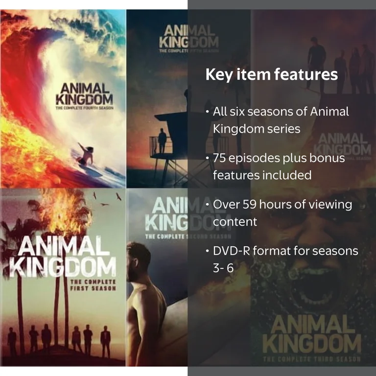 Animal Kingdom: The Complete TV Series: Seasons 1, 2, 3, 4, 5 & 6
