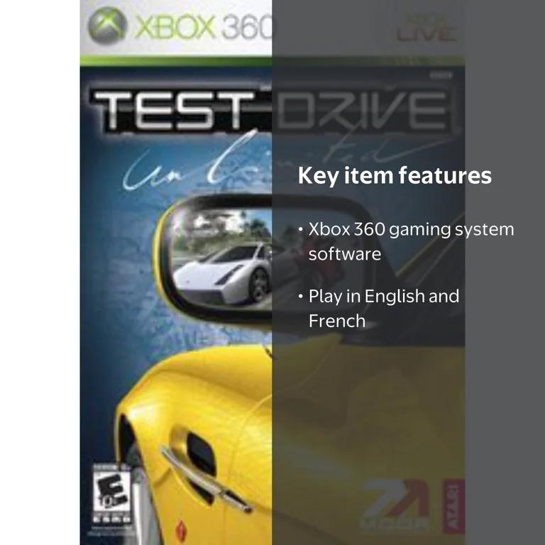 Test Drive Unlimited - Xbox 360 - Walmart.com