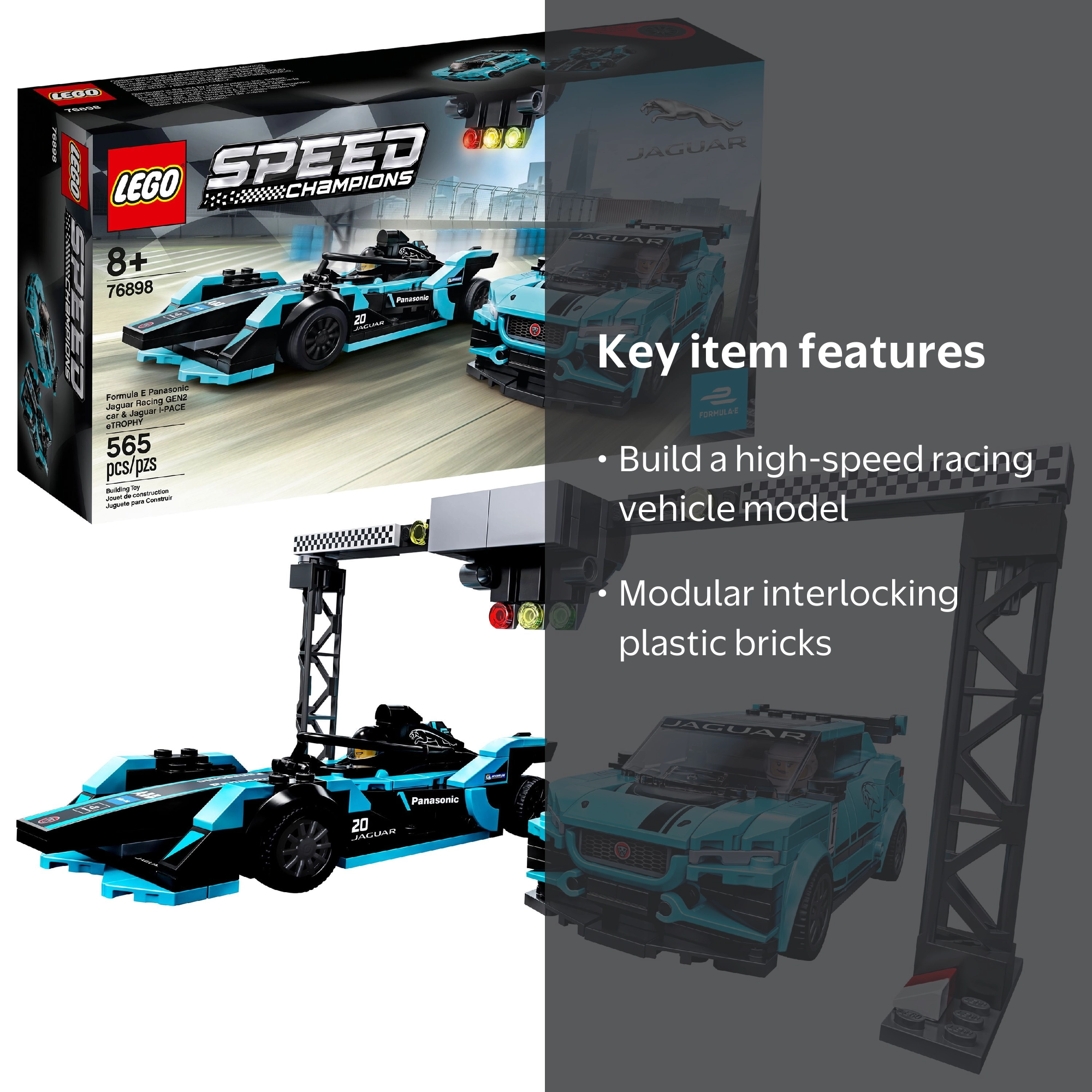 LEGO Speed Champions 2019 4 76898 set with race car - Walmart.com
