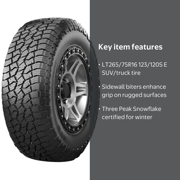 Summit, All Season LT265/75R16 123/120S E SUV/Crossover Tire