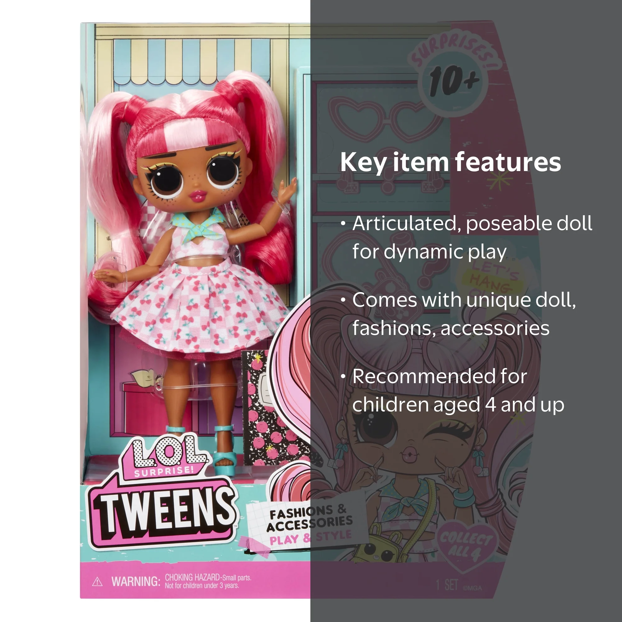 L.O.L. Surprise!, Tweens Core Doll, Cherry B.B., in Be Tween