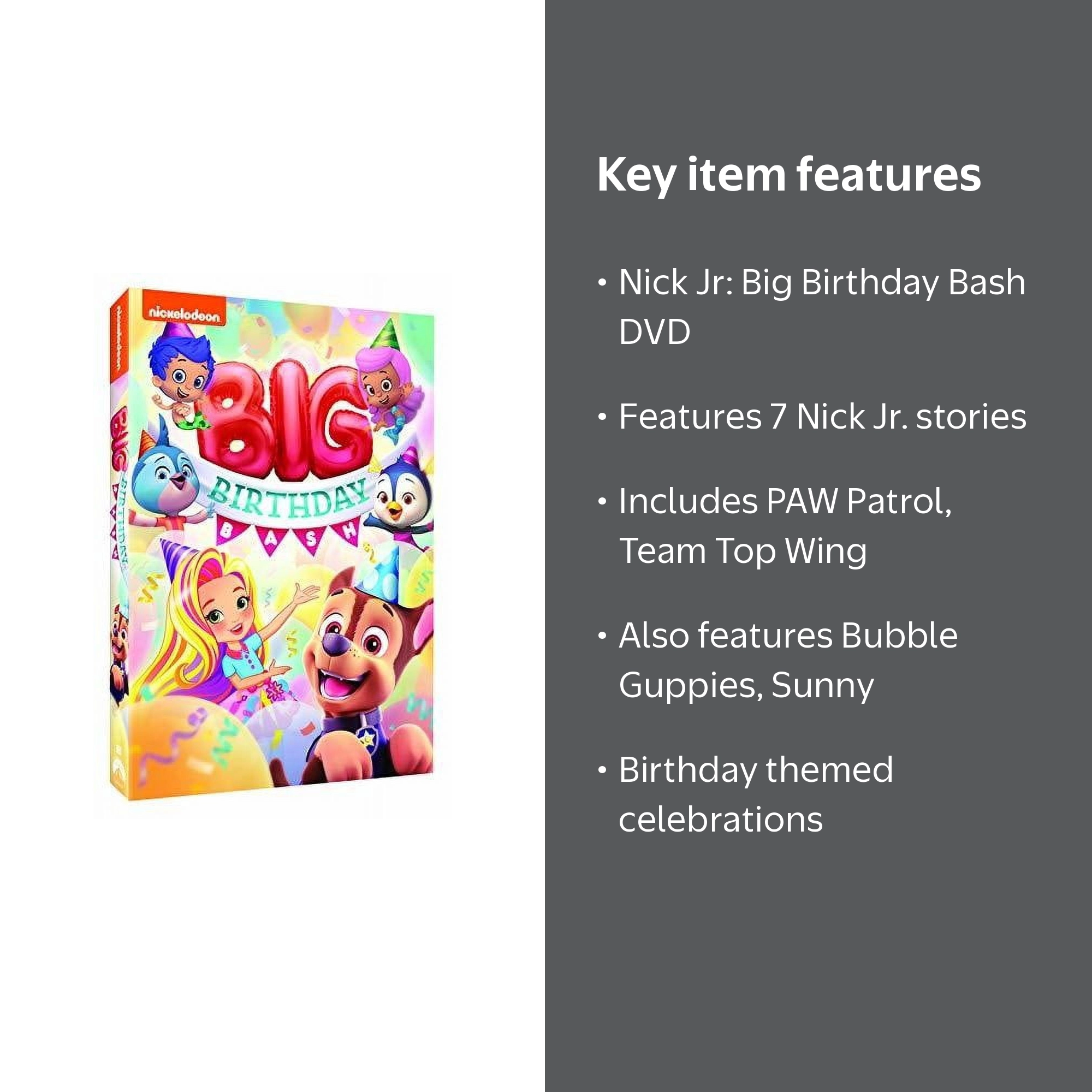 Nick Jr: Big Birthday Bash (DVD), Nickelodeon, Animation - Walmart.com