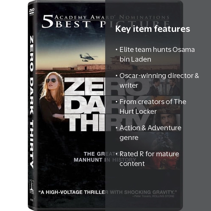 Zero Dark Thirty (DVD) - Walmart.com