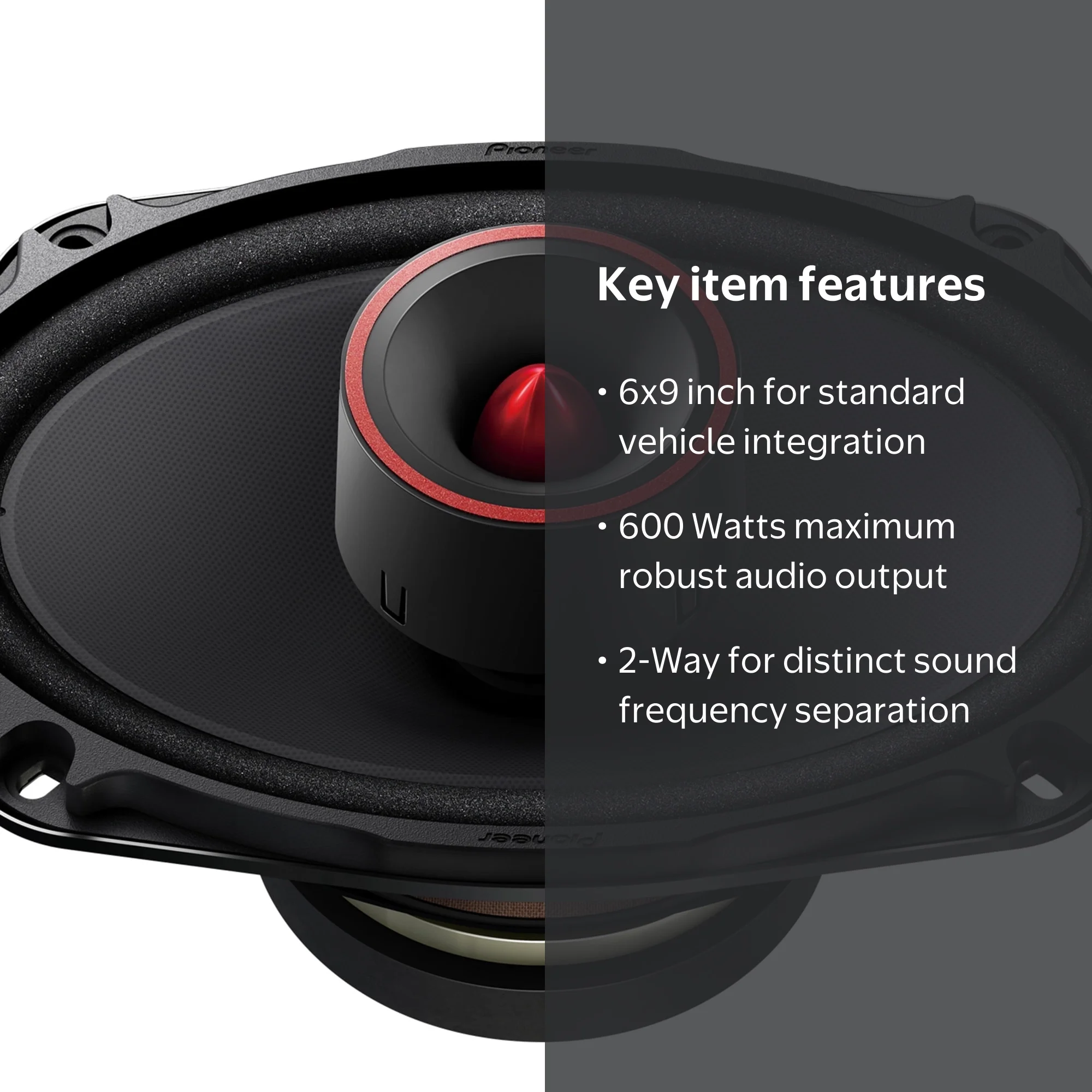 Pioneer Component Car Set TS-6900PRO Series 6x9 Inch 600W 2-Way