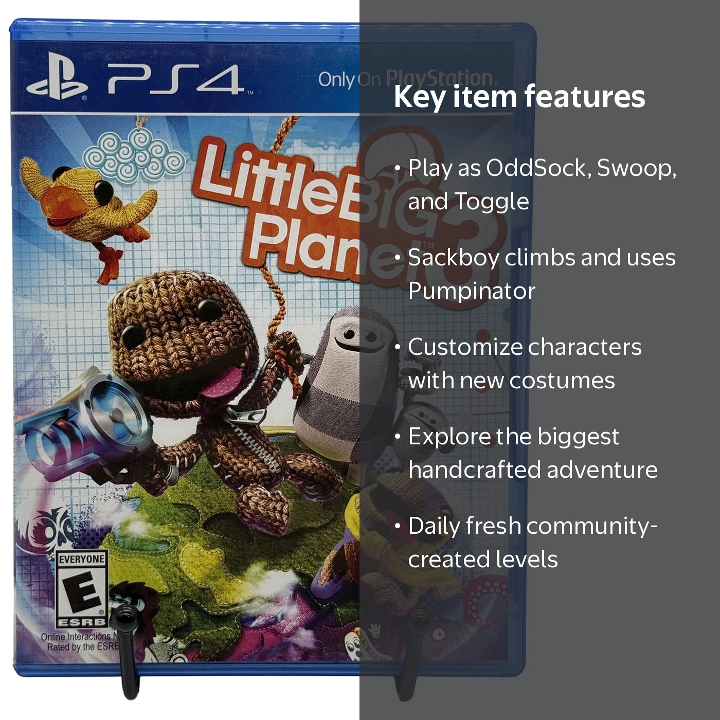 PlayStation Sony LittleBigPlanet 3 PS4 Plush Edition, PlayStation
