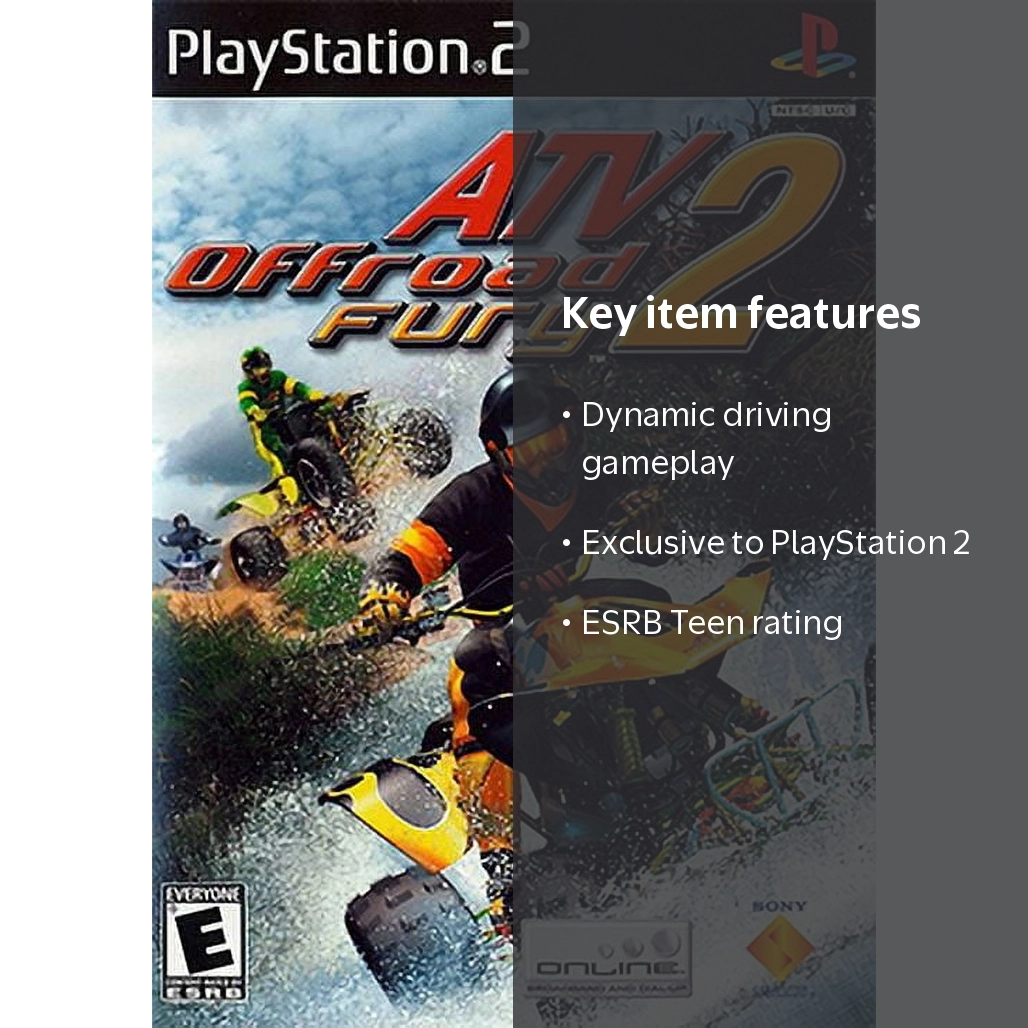 ATV Off Road Fury 2 (Greatest Hits) - PlayStation 2 - Walmart.com