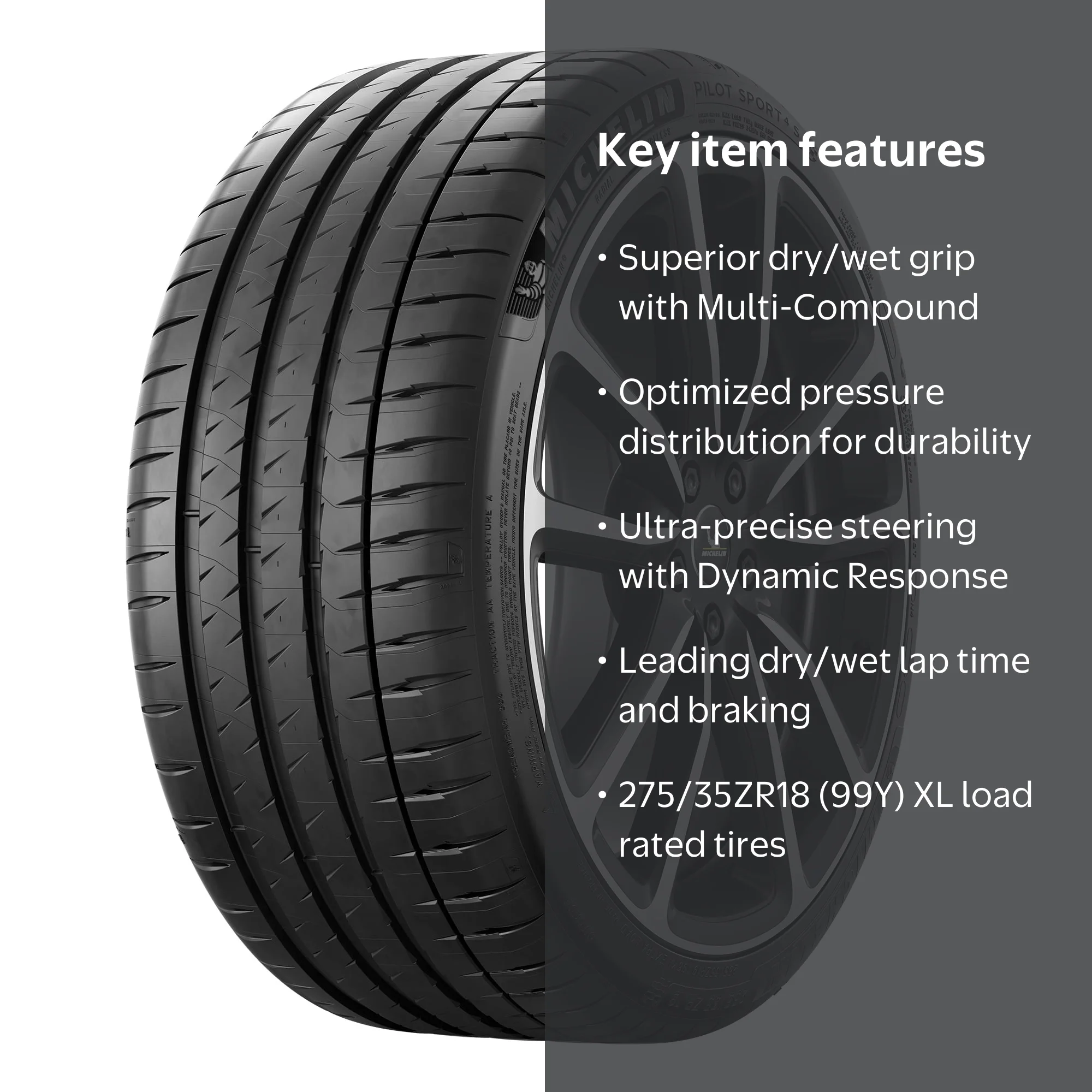 Michelin Pilot Sport 4S 275/35ZR18 (99Y) XL Performance Summer