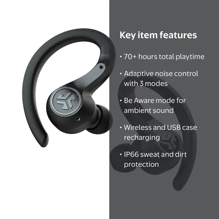 Jlab Audio Epic Air Sport ANC True Wireless Earbuds - Walmart.com