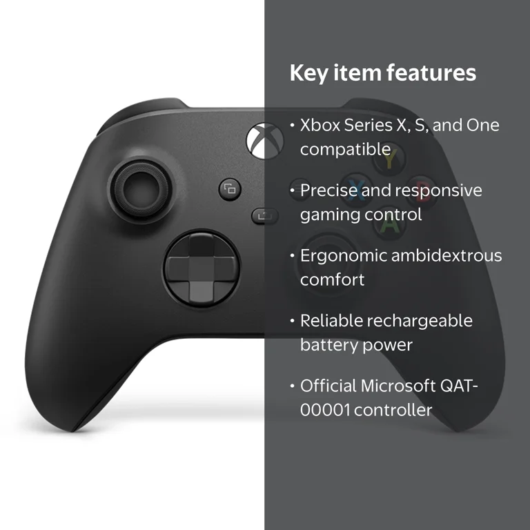Microsoft Xbox New Wireless Controller - Carbon Black - Walmart.com