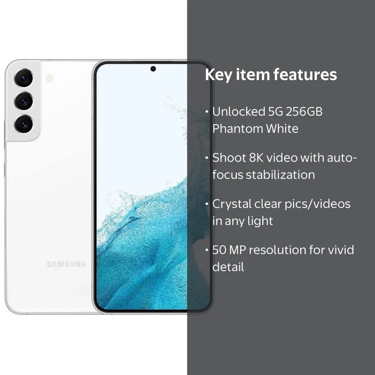 New Samsung Galaxy S22+ Plus 5G 256GB Factory Unlocked Smartphone