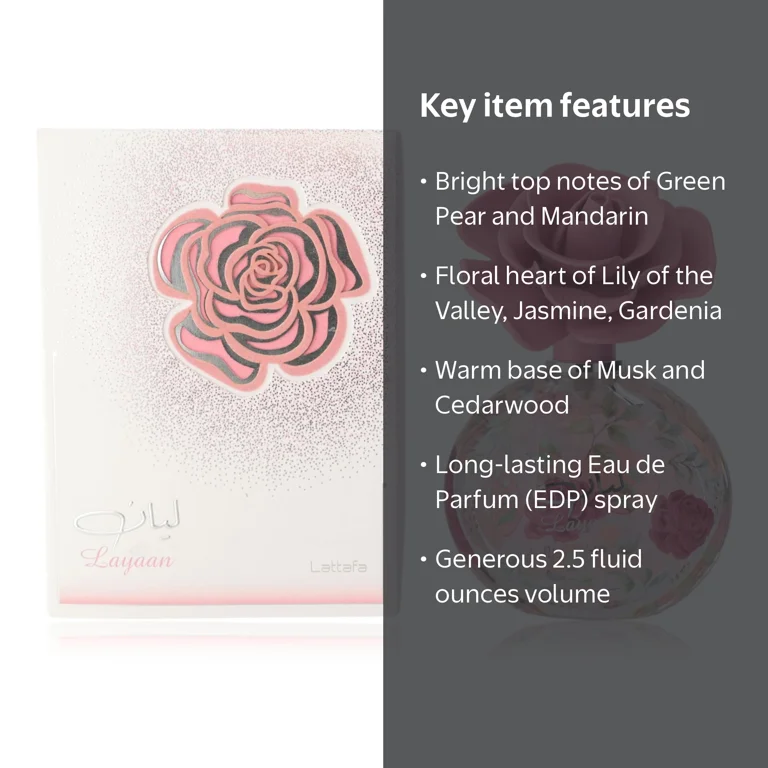 Layaan by Lattafa, 2.5 oz EDP Spray for Women - Walmart.com